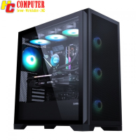 Vỏ Case SAMA 4502 Black (ATX - 3 Fan ARGB)