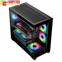 Vỏ case Aigo C218M Black( Form M-ATX/ ITX 455*280*515mm, USB 3.0*1 + USB 2.0*2)